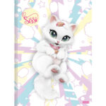 Caderno 1/4 Pequeno Brochura Costurado Sem Mola Capa Dura 48 Folhas Sissi - Estampas Sortidas