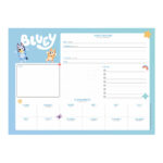 Caderno Desenho E Cartografia Espiral Bluey - Estampas Diversas