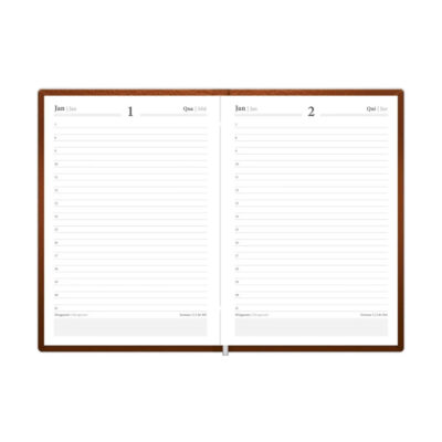 Agenda Costurada Capri Star 2025 – Cores Sortidas