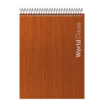 Caderno Espiral Universitário Vertical Com 80 Folhas World Class - Cores Sortidas