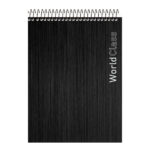 Caderno Espiral Universitário Vertical Com 80 Folhas World Class - Cores Sortidas