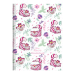 Caderno 1/4 Pequeno Brochura Costurado Sem Mola Capa Dura 80 Folhas Alice In Wonderland - Estampas S