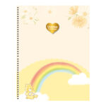 Caderno Espiral Universitário Grande Capa Dura 80 Folhas Ursinhos Carinhosos - Estampas Sortidas