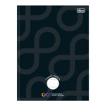 Caderno Brochura Costurado Sem Mola Caligrafia Ampliada Capa Dura 40 Folhas Neuro - Cores Sortidas