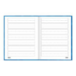 Caderno Brochura Costurado Sem Mola Caligrafia Ampliada Capa Dura 40 Folhas Neuro - Cores Sortidas