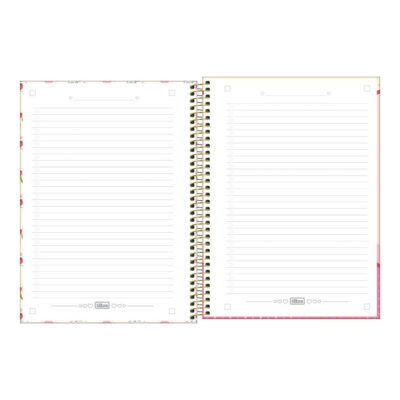 Caderno Espiral Universitário Grande Capa Dura 80 Folhas Connect Be Berry – Estampas Sortidas