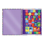 Caderno Espiral Universitário Grande Capa Dura 80 Folhas Divertidamente 2 - Estampas Sortidas