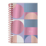 Caderneta Espiral Capa Dura 96 Folhas Bali- estampas Sortidas