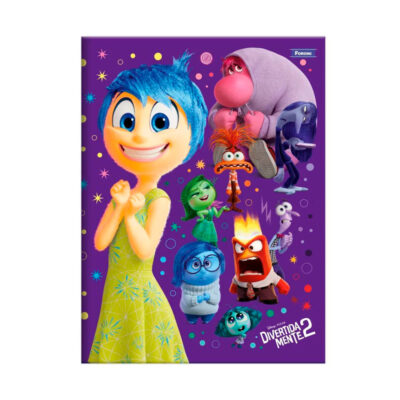 Caderno Brochura Costurado Sem Mola Universitário Grande Capa Dura 80 Folhas Divertidamente 2 – Esta