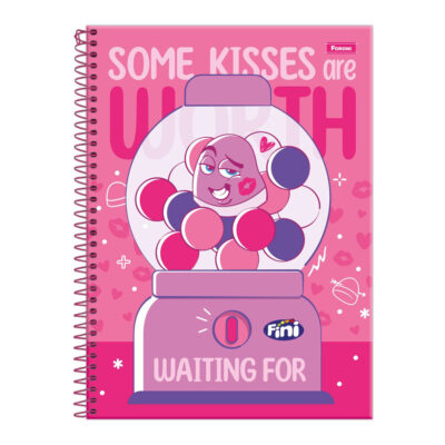 Caderno Espiral Universitário Grande Capa Dura 80 Folhas Fini - Estampas Sortidas