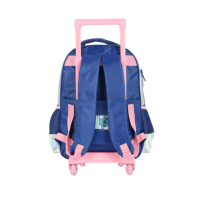 Mochila Com Rodinhas Stitch – Prata