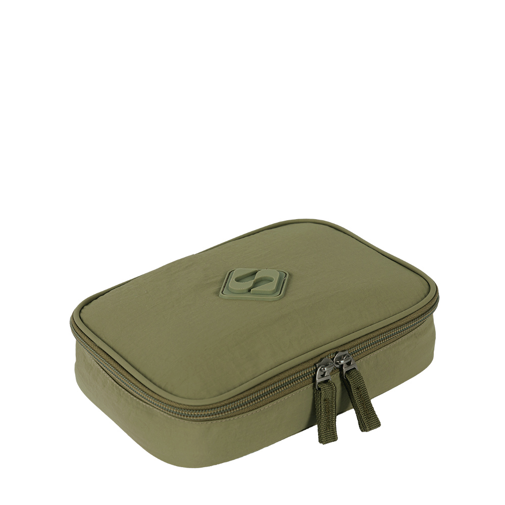 Estojo Box Nailon - Matcha Verde Estojo Box Nailon - Matcha Verde