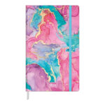 Caderno Sem Pauta Costurado Capa Dura Fitto 80 Folhas Trend Mármore - Estampas Sortidas