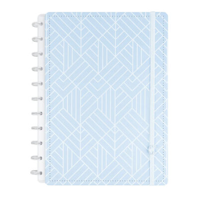 Caderno Inteligente Universitário Grande Espiral Com 80 Folhas - Ice Blue Caderno Inteligente Universitário Grande Espiral Com 80 Folhas - Ice Blue