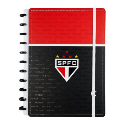 Caderno Inteligente 1/4 A5 Pequeno Espiral Com 80 Folhas - São Paulo Caderno Inteligente 1/4 A5 Pequeno Espiral Com 80 Folhas - São Paulo