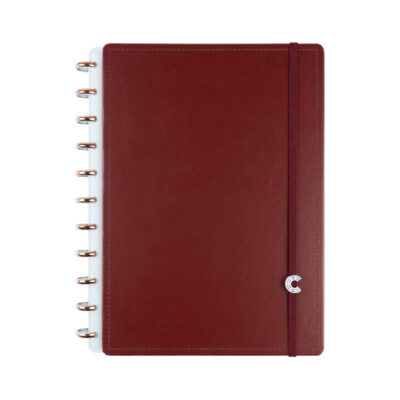 Caderno Inteligente Universitário Grande Espiral Com 80 Folhas - Mocha