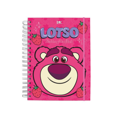 Caderno Espiral Universitário Grande Capa Dura Com 80 Folhas Smart - Lotso