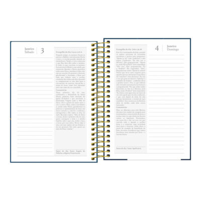 Agenda Espiral Bíblica 2026 – Estampas Sortidas