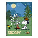 Caderno Brochura Costurado Sem Mola Universitário Grande Capa Dura 80 Folhas Snoopy - Estampas Sorti