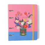 Fichário Agenda Planner Argolado 2026 - Doce Florada - Lata