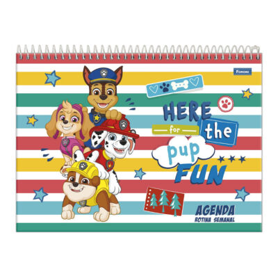 Agenda Espiral Patrulha Canina 2026 - Estampas Sortidas