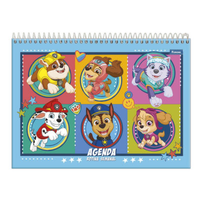 Agenda Espiral Patrulha Canina 2026 – Estampas Sortidas