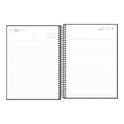 Agenda Espiral M9 Spot 2026 – Preta