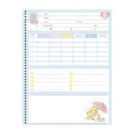 Caderno Espiral Colegial Médio Capa Dura 80 Folhas Ursinhos Carinhosos - Estampas Sortidas
