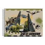 Caderno De Desenho E Cartografia Espiral 60 Folhas Jurassic World - Estampas Sortidas