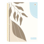 Caderno Espiral Universitário Grande Capa Dura 160 Folhas 10 Matérias Lumine - Estampas Sortidas