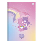Caderno 1/4 Pequeno Brochura Costurado Sem Mola Capa Dura 80 Folhas Ursinhos Carinhosos - Estampas S