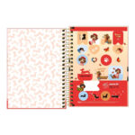 Caderneta Espiral Capa Dura 80 Folhas Brownie - Estampas Sortidas