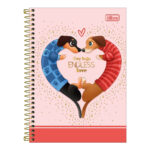 Caderno 1/4 Pequeno Espiral Capa Dura 80 Folhas Brownie - Estampas Sortidas