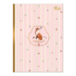 Caderno Brochura Costurado Sem Mola Colegial Médio Capa Dura 80 Folhas Loveland - Estampas Sortidas