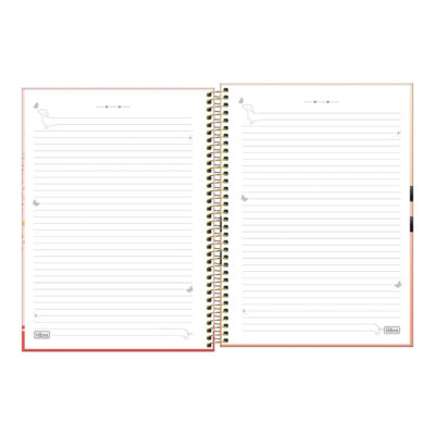 Caderno Espiral Universitário Grande Capa Dura 160 Folhas 10 Matérias Brownie – Estampas Sortidas