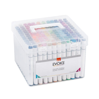 Marcador Artístico Evoke Dual Marker Com 144 Cores