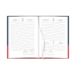 Agenda Diária Safira 2026 - Azul/Vermelha