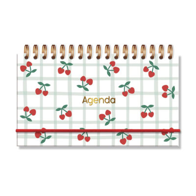 Agenda Espiral Mini 2026 - Cereja Agenda Espiral Mini 2026 - Cereja