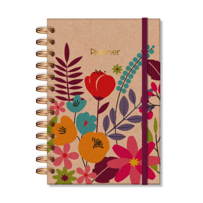 Planner Espiral Permanente - Floral Karft