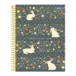 Caderno Espiral Colegial Médio Capa Dura 80 Folhas Milly - Estampas Sortidas