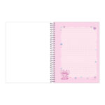 Caderno Colegial Papel De Carta Capa Dura 80 Folhas Stitch - Estampas Sortidas