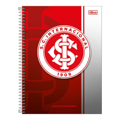 Caderno Espiral Universitário Grande Capa Dura 160 Folhas 10 Matérias Inter - Estampas Sortidas