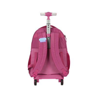 Mochila Com Rodinhas Stitch Plush – Azul