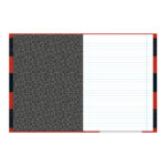 Caderno 1/4 Pequeno Brochura Costurado Sem Mola Capa Dura 80 Folhas Flamengo - Estampas Sortidas