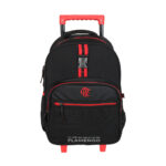 Mochila Com Rodinhas Flamengo - Preto/Vermelho Mochila Com Rodinhas Flamengo - Preto/Vermelho