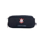 Estojo Duplo Esportivo Corinthians - Preto Estojo Duplo Esportivo Corinthians - Preto