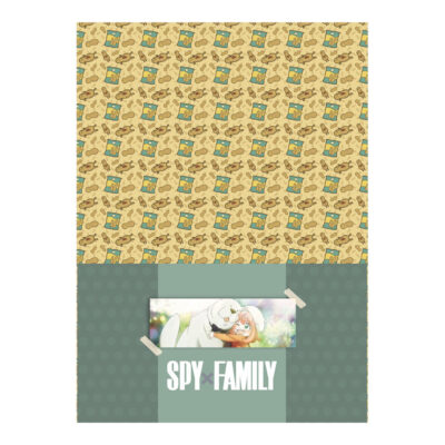 Caderno Espiral Universitário Grande Capa Dura 80 Folhas Spy Family – Estampas Sortidas