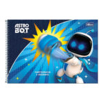 Caderno Desenho E Cartografia Espiral 80 Folhas Astro - Estampas Sortidas