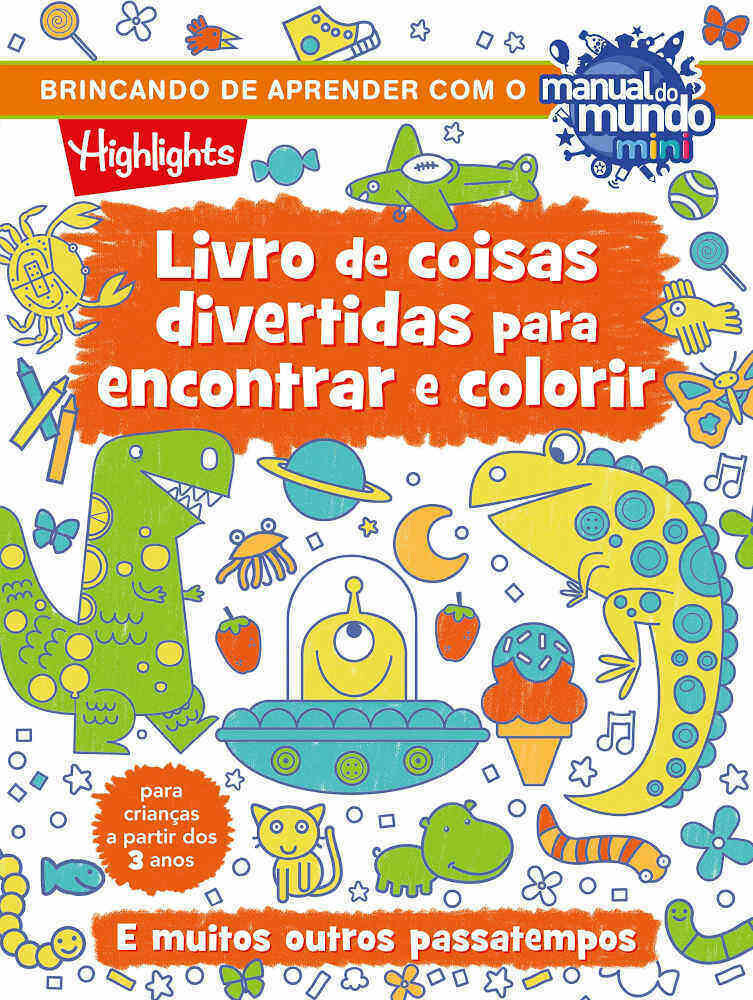 Livro De Coisas Divertidas Para Encantar E Colorir Livro De Coisas Divertidas Para Encantar E Colorir