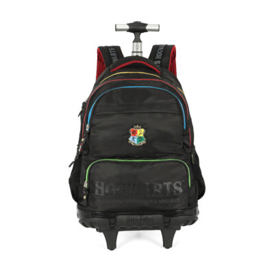 Mochila Com Rodinhas Harry Potter - Preto